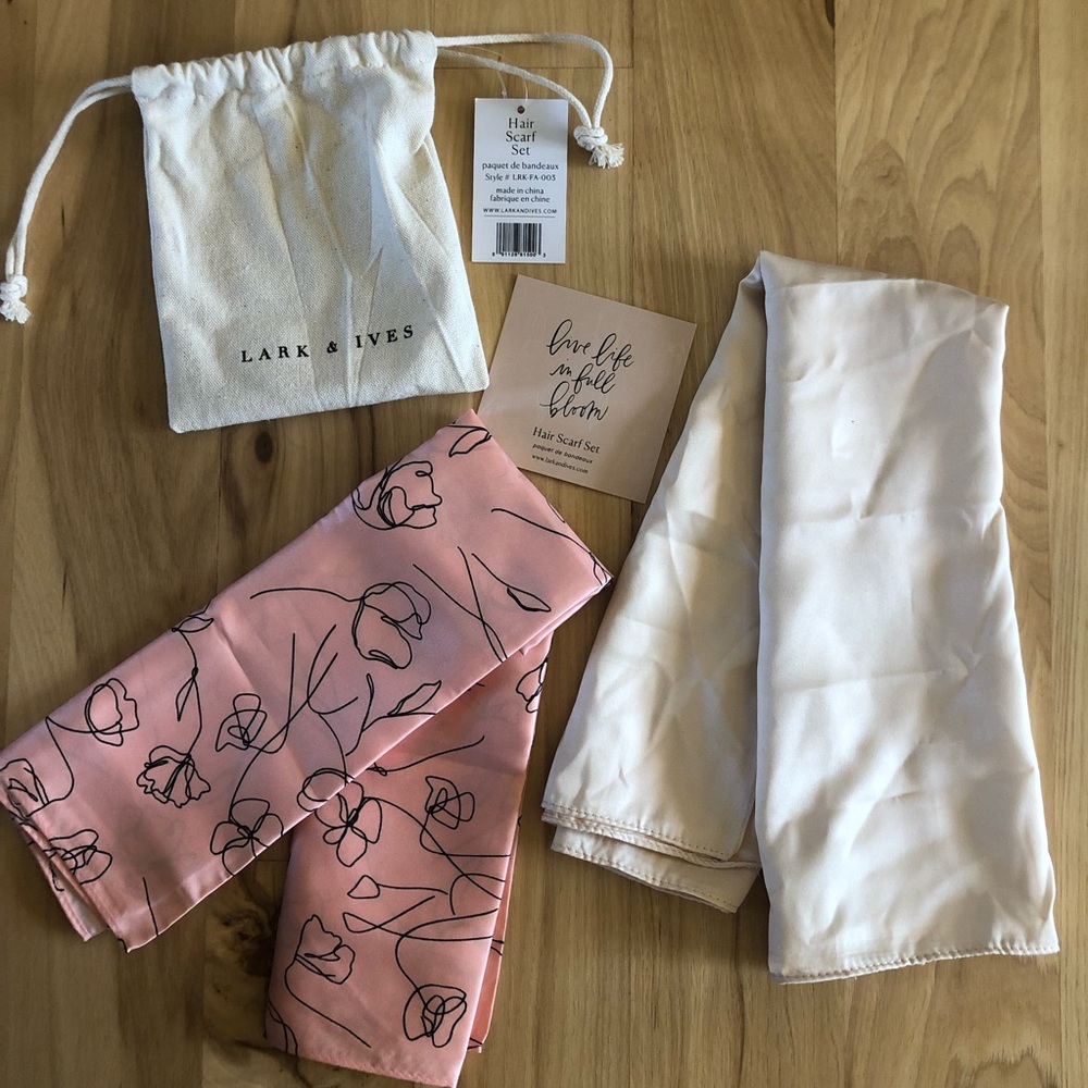 Lark & Ives Head Scarf package of 2